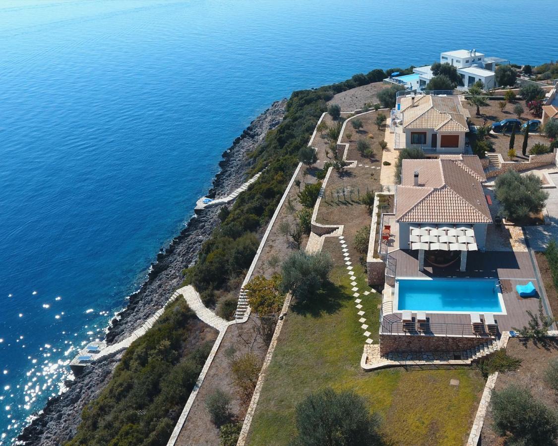 Iris Villas Lefkada - Marine Villa With Private Sea Access Sívota Eksteriør billede
