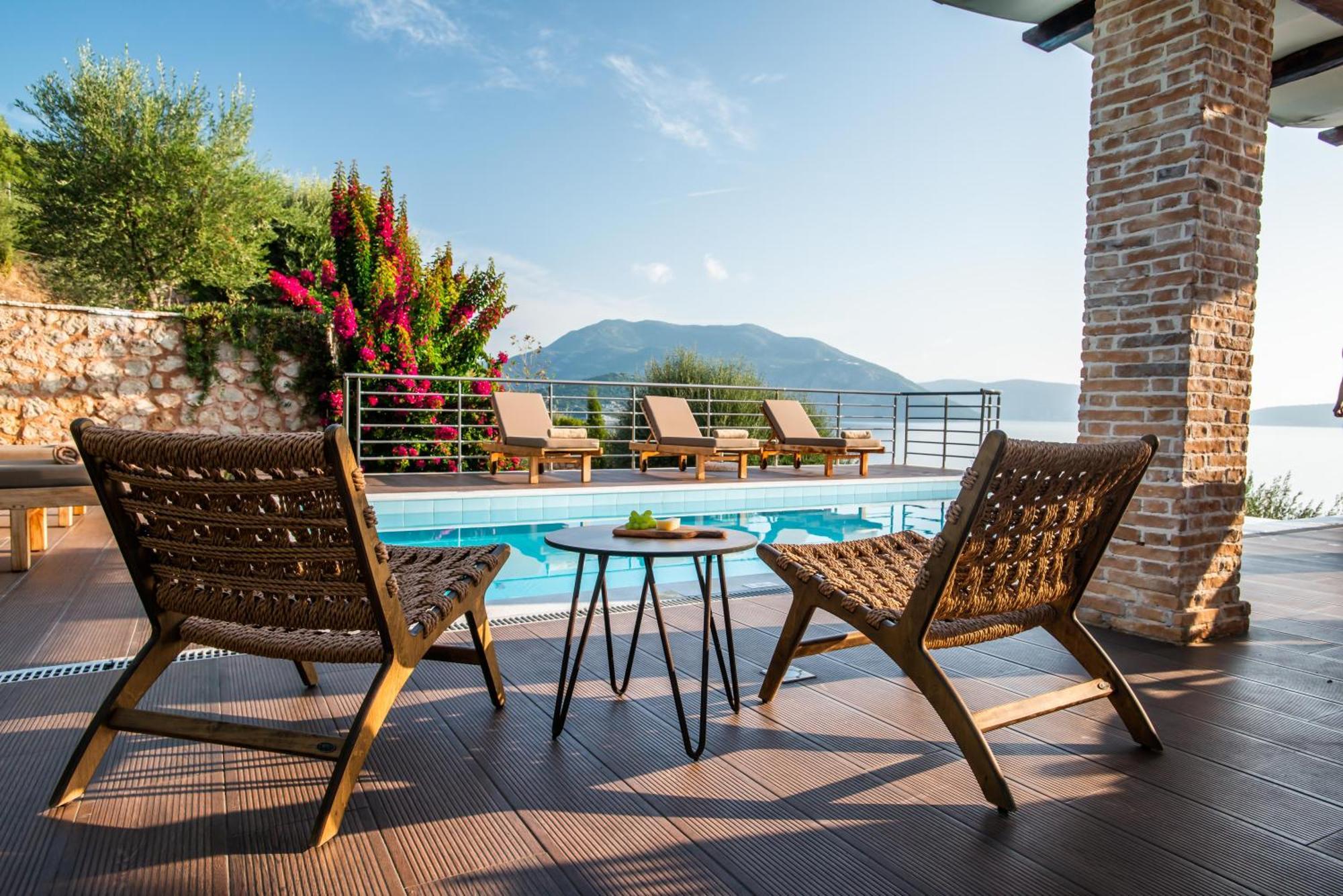 Iris Villas Lefkada - Marine Villa With Private Sea Access Sívota Eksteriør billede
