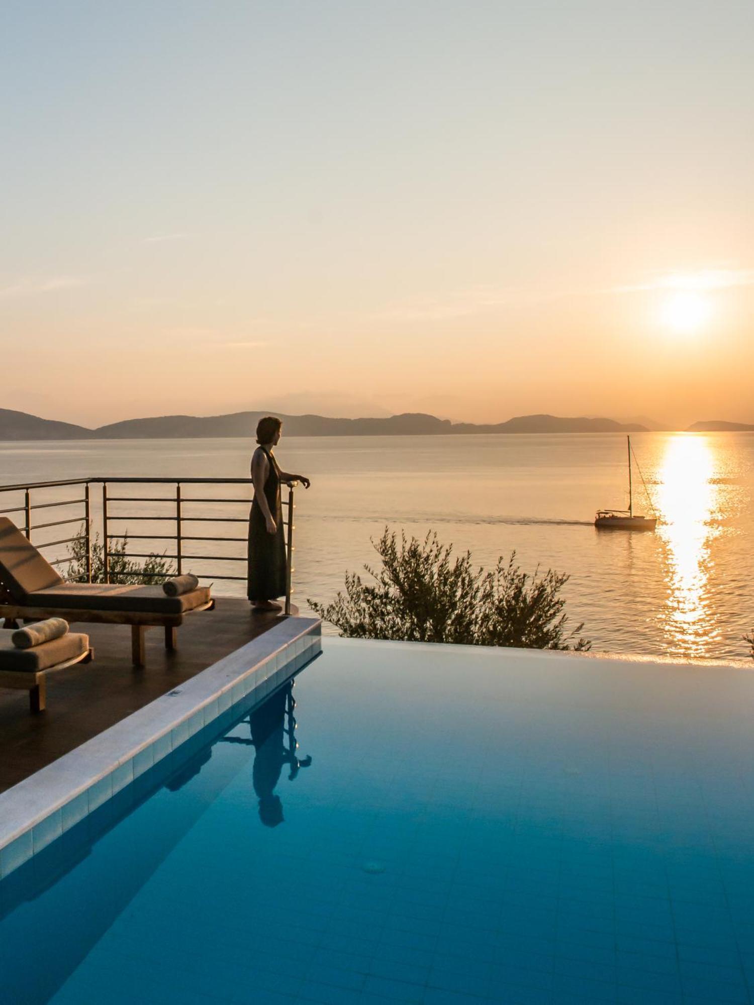 Iris Villas Lefkada - Marine Villa With Private Sea Access Sívota Eksteriør billede