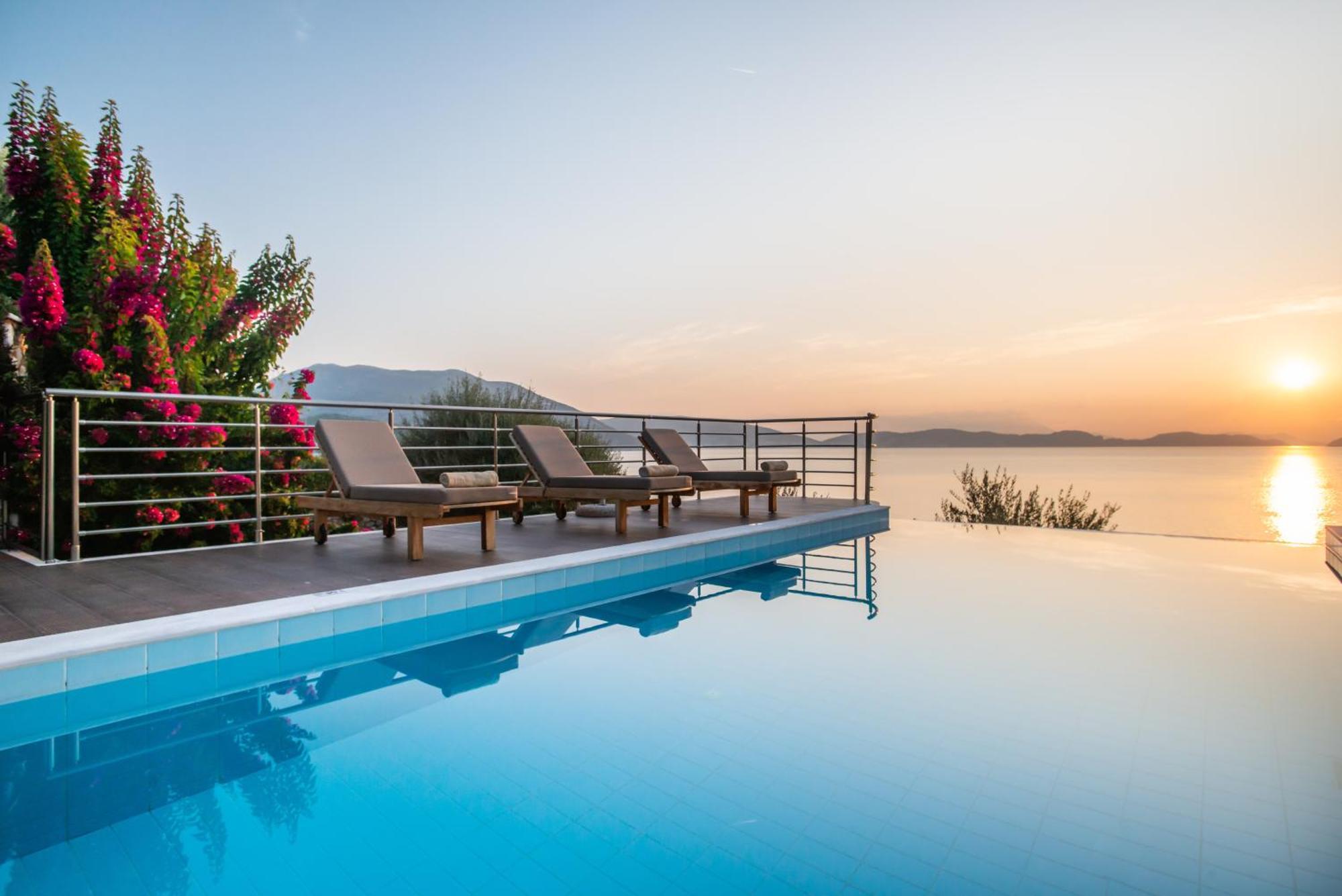 Iris Villas Lefkada - Marine Villa With Private Sea Access Sívota Eksteriør billede