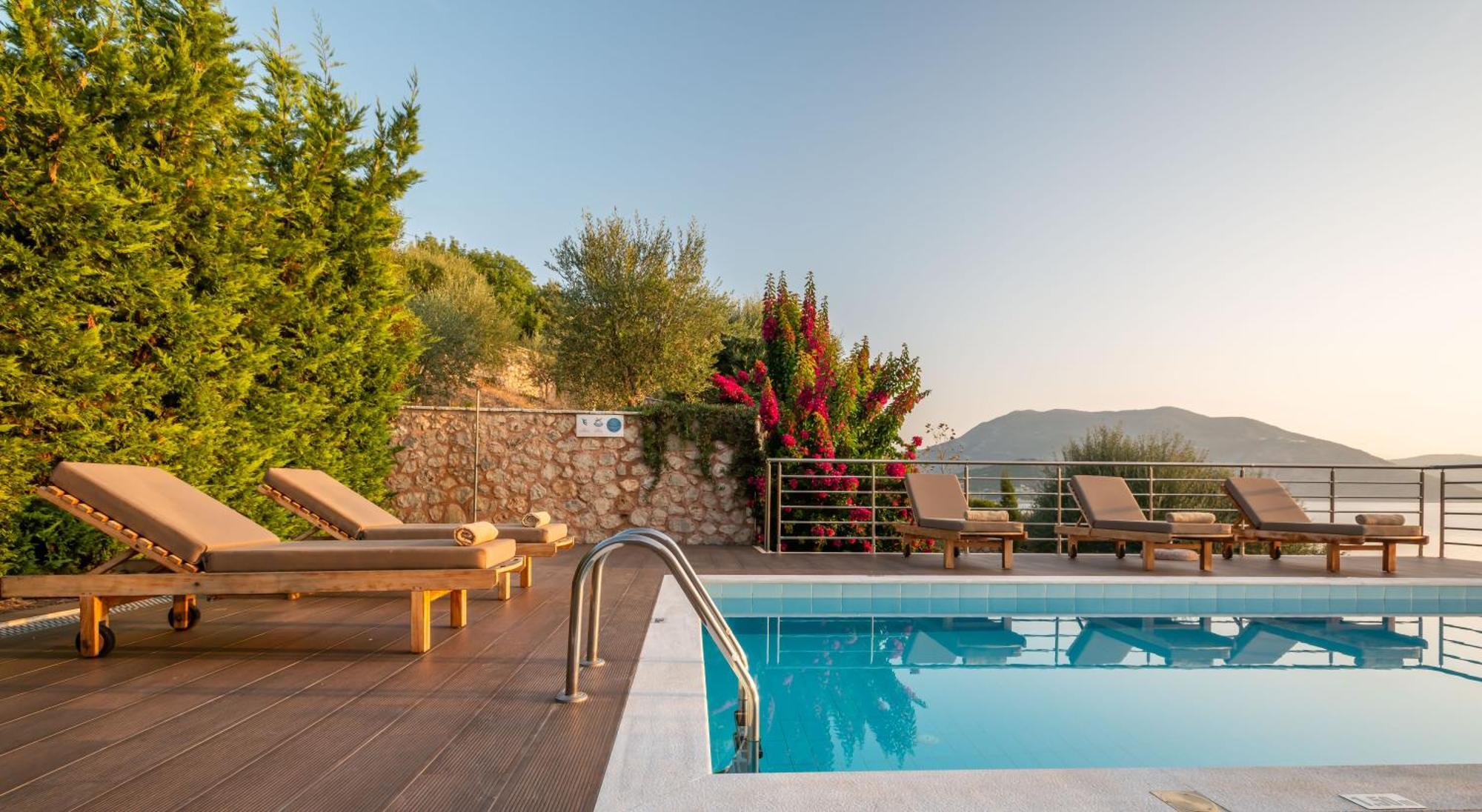 Iris Villas Lefkada - Marine Villa With Private Sea Access Sívota Eksteriør billede