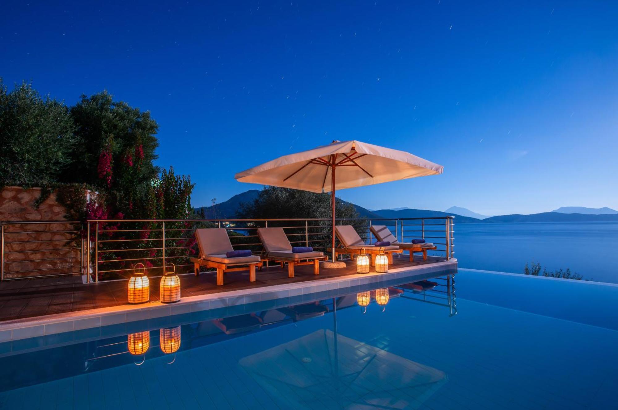 Iris Villas Lefkada - Marine Villa With Private Sea Access Sívota Eksteriør billede