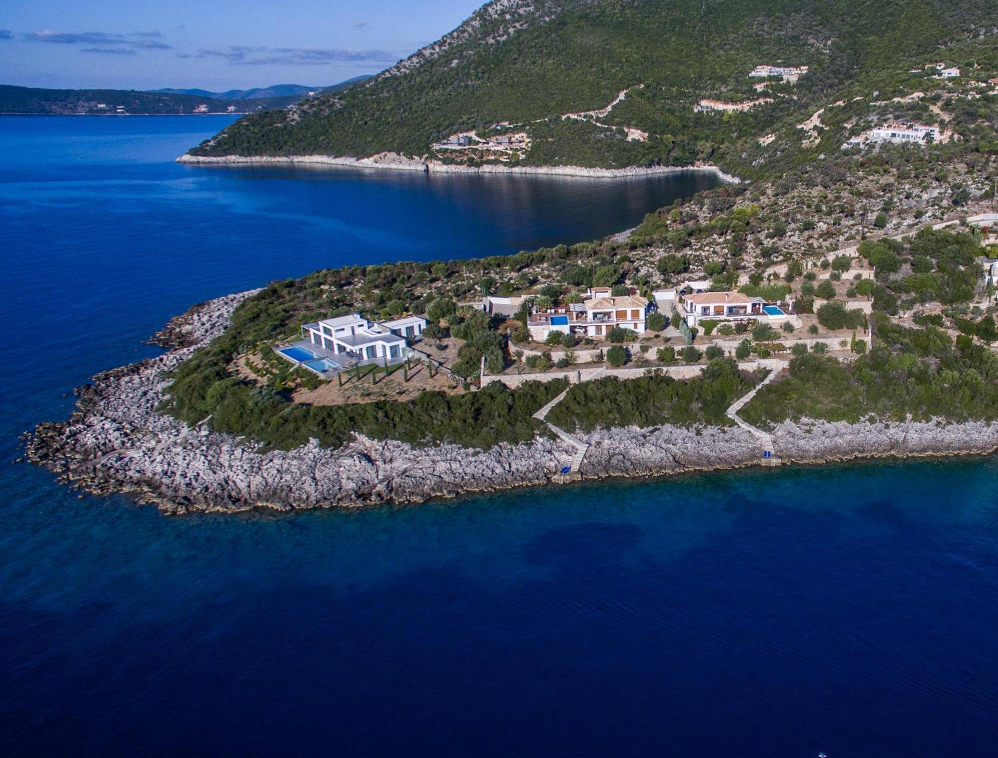Iris Villas Lefkada - Marine Villa With Private Sea Access Sívota Eksteriør billede