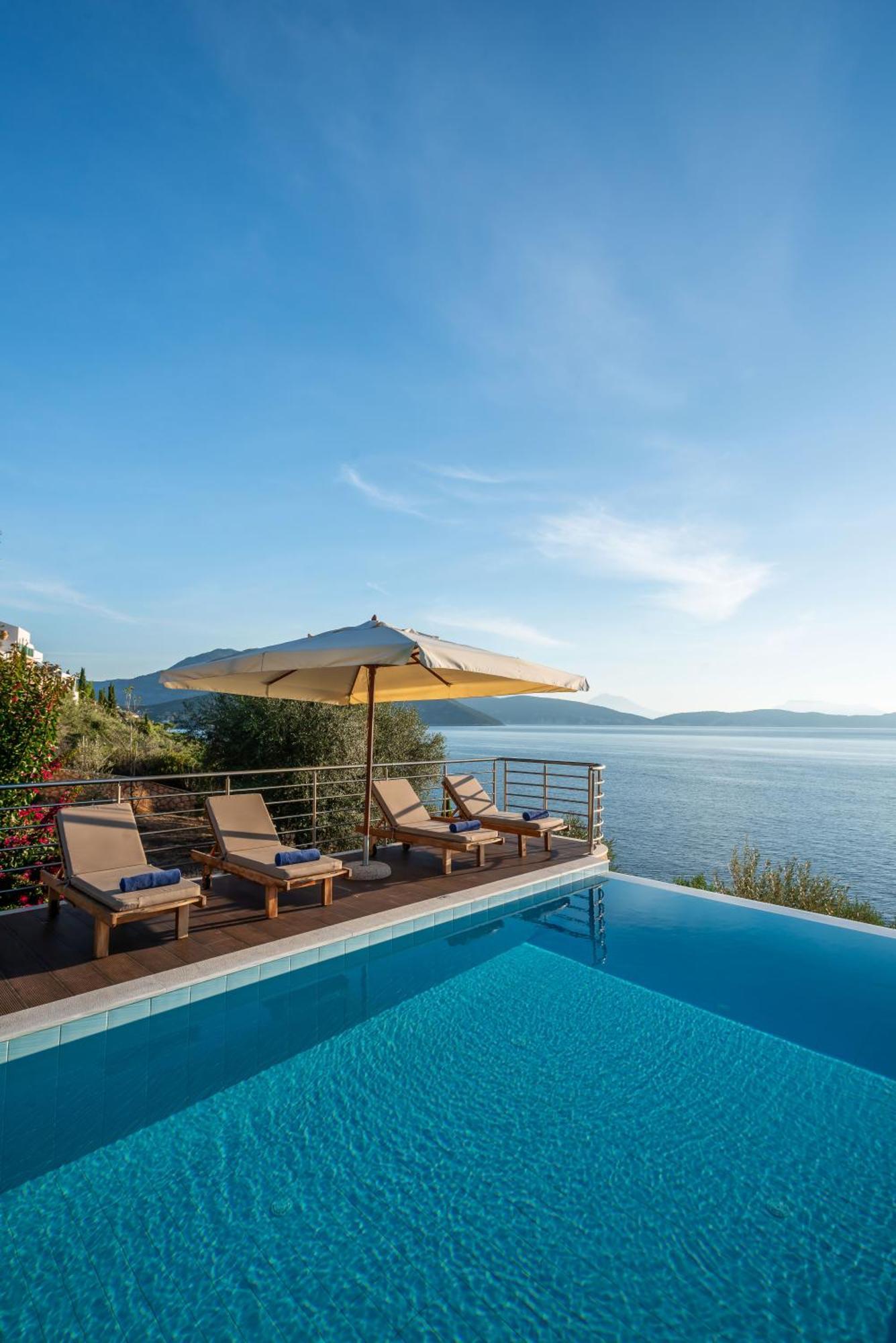 Iris Villas Lefkada - Marine Villa With Private Sea Access Sívota Eksteriør billede